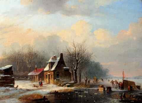 Stok Jacobus Van Der Winter A4 Photo Print