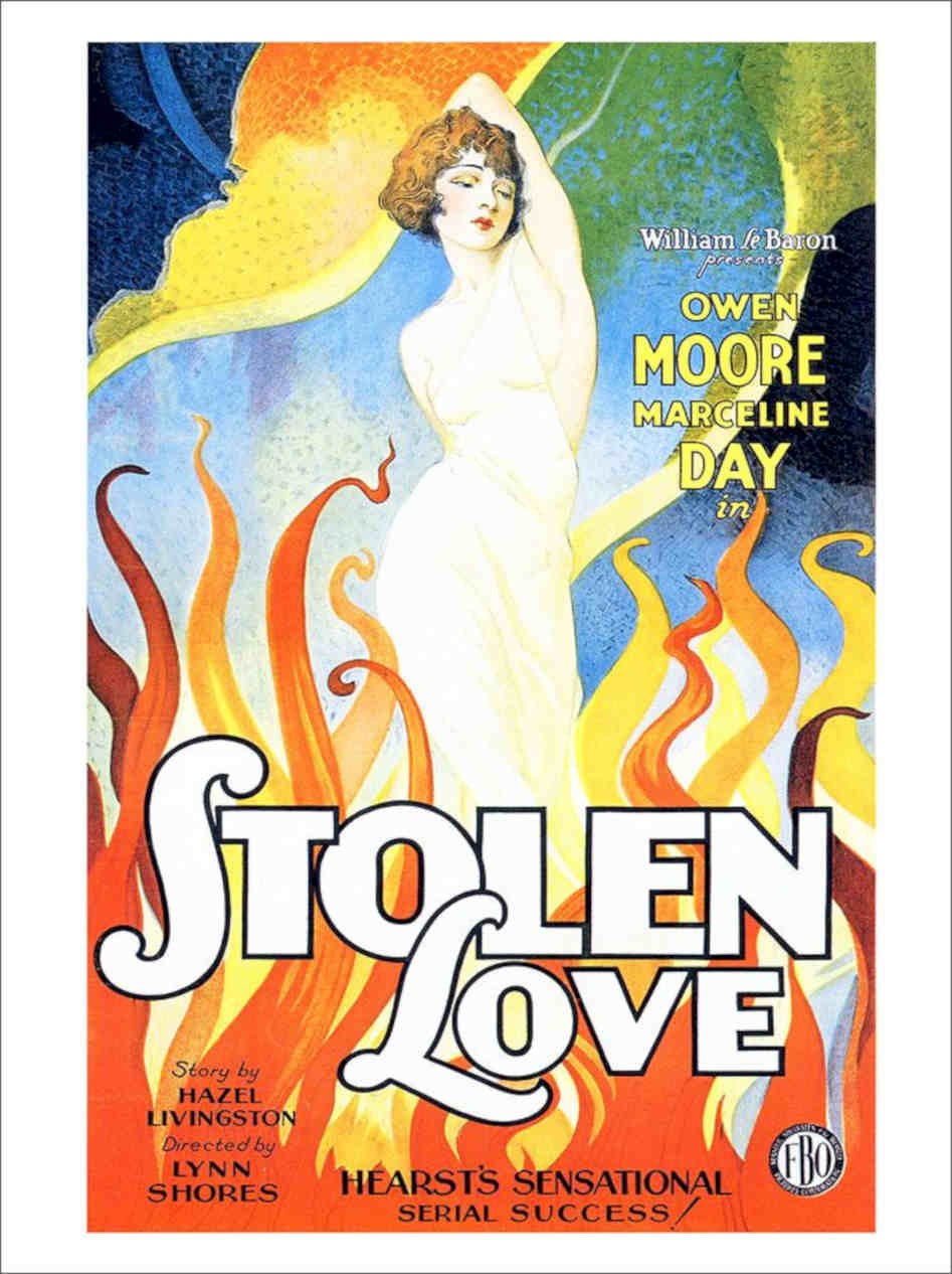 Stolen Love Movie Poster 1928 Vintage Retro Advert Poster A4 Photo Print