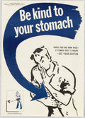 Stomach Pain Doctor American World War II Advert Poster
