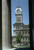 Stone Clock Tower A4 Photo Print