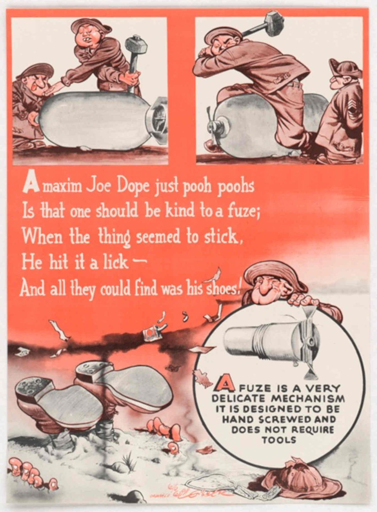Stone Soldiers Fuze American World War II Advert Poster