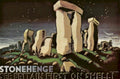 Stonehenge Silebritair First 1930s Vintage Retro Advert Poster