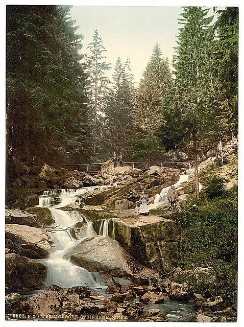 Stony Brook Wernigerode Hartz Vintage A4 Photo Print