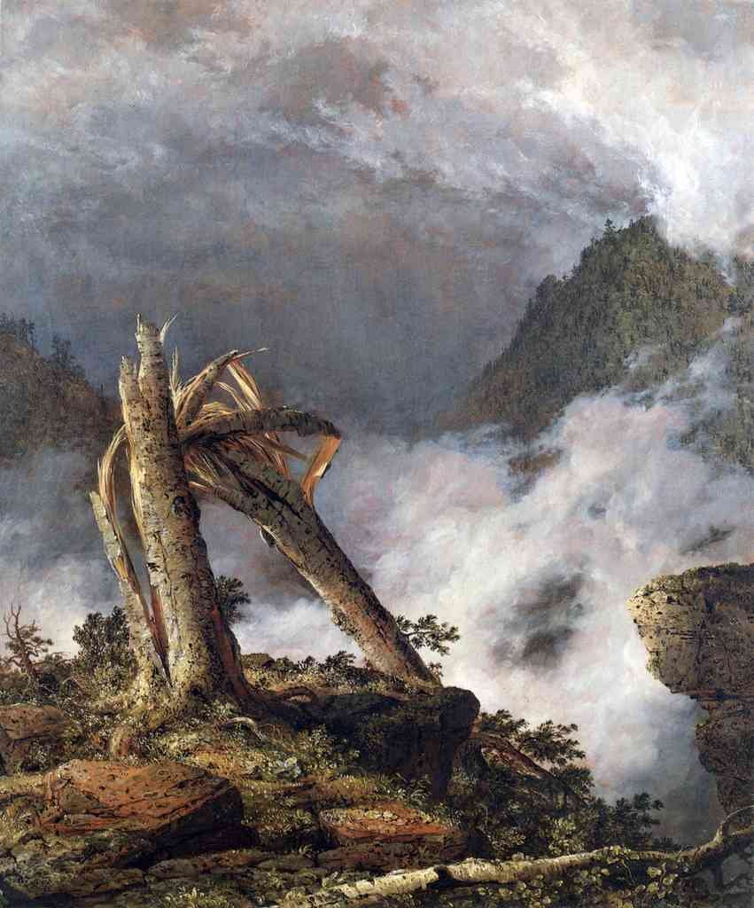 Storm In The Mountains Frederick Edwin Church A4 Photo Print