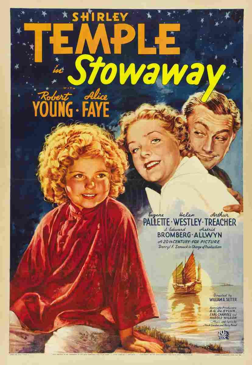 Stowaway 1936 01  film star poster A4 Photo Print