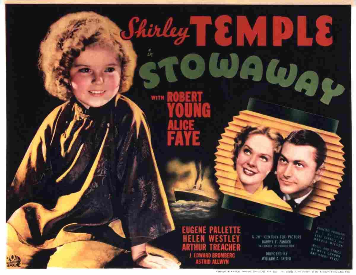 Stowaway 1936 02  film star poster A4 Photo Print