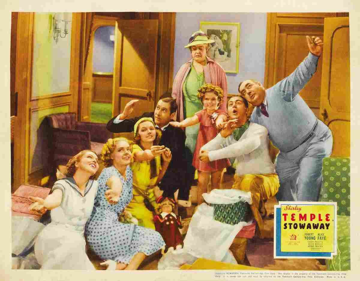  Stowaway 1936 18 film star poster A4 Photo Print