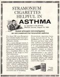 Stramonium Asthma 1959 1960s Vintage Retro Advert