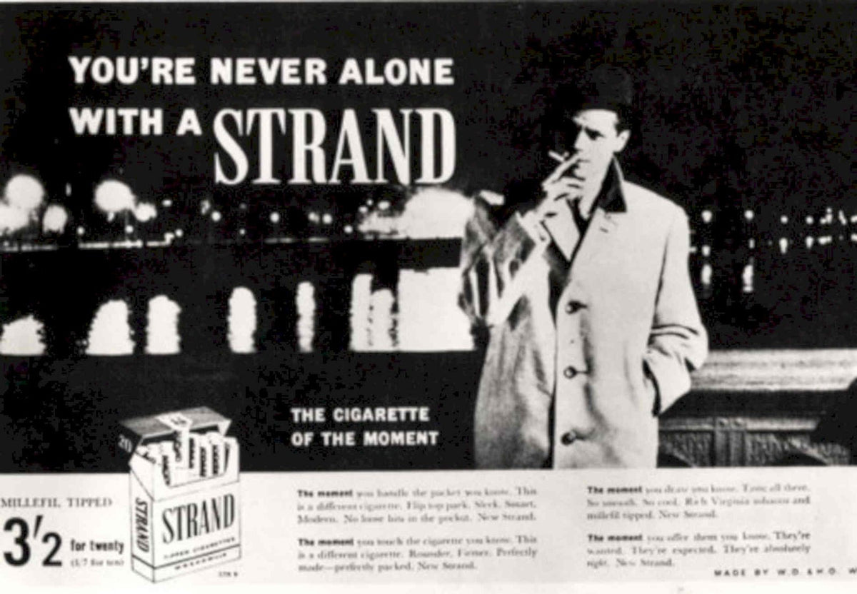 Strand City Night 1950s Vintage Retro Advert Poster