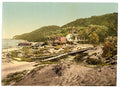 Strand and baths Gohren Isle of Rugen Vintage A4 Photo Print