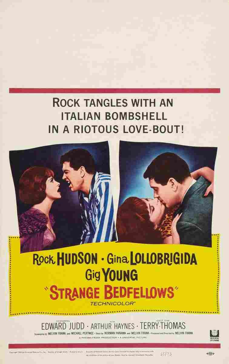  Strange Bedfellows 1965 03 film star poster A4 Photo Print