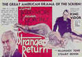  Strangers Return The 02 film star poster A4 Photo Print