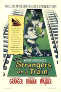  Strangers on a Train 03 film star poster A4 Photo Print