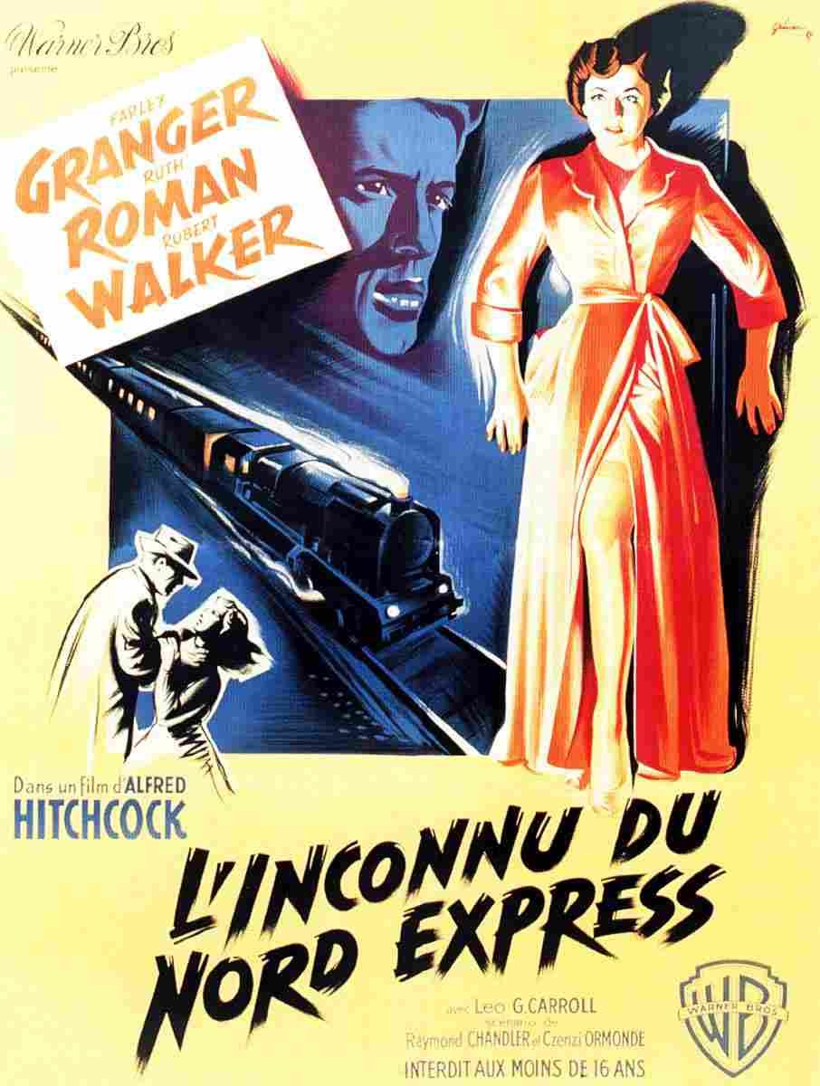  Strangers on a Train 08 film star poster A4 Photo Print