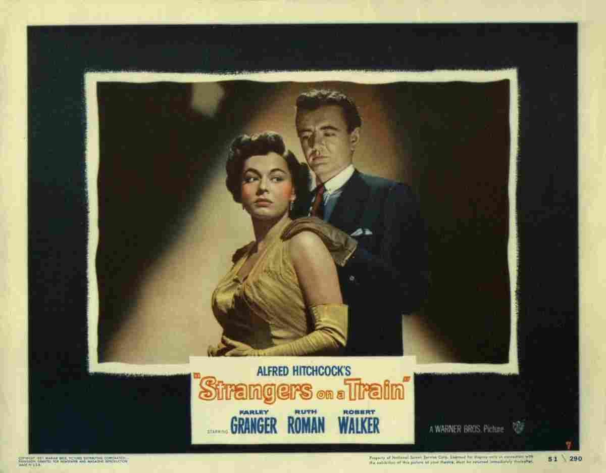  Strangers on a Train 14 film star poster A4 Photo Print