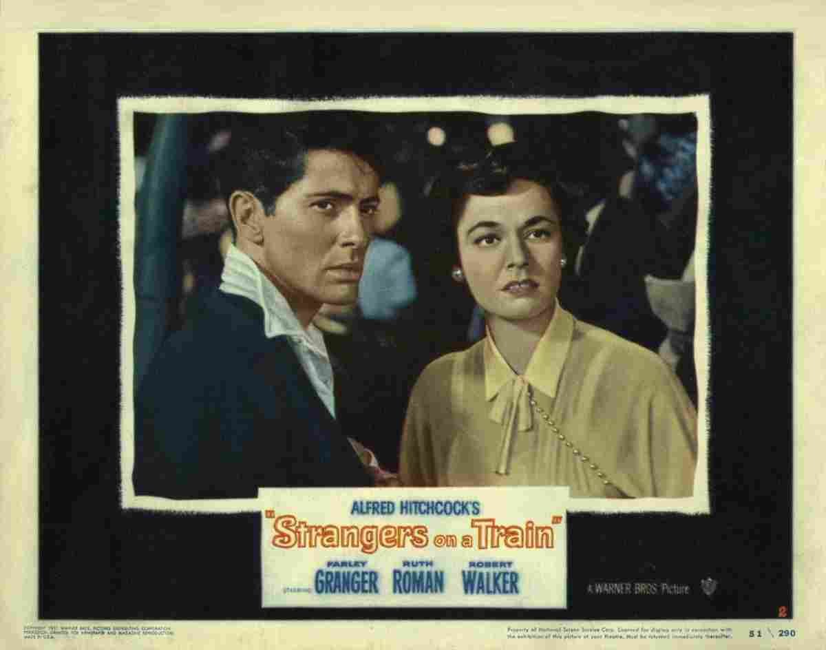  Strangers on a Train 15 film star poster A4 Photo Print