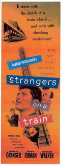  Strangers on a Train 19 film star poster A4 Photo Print