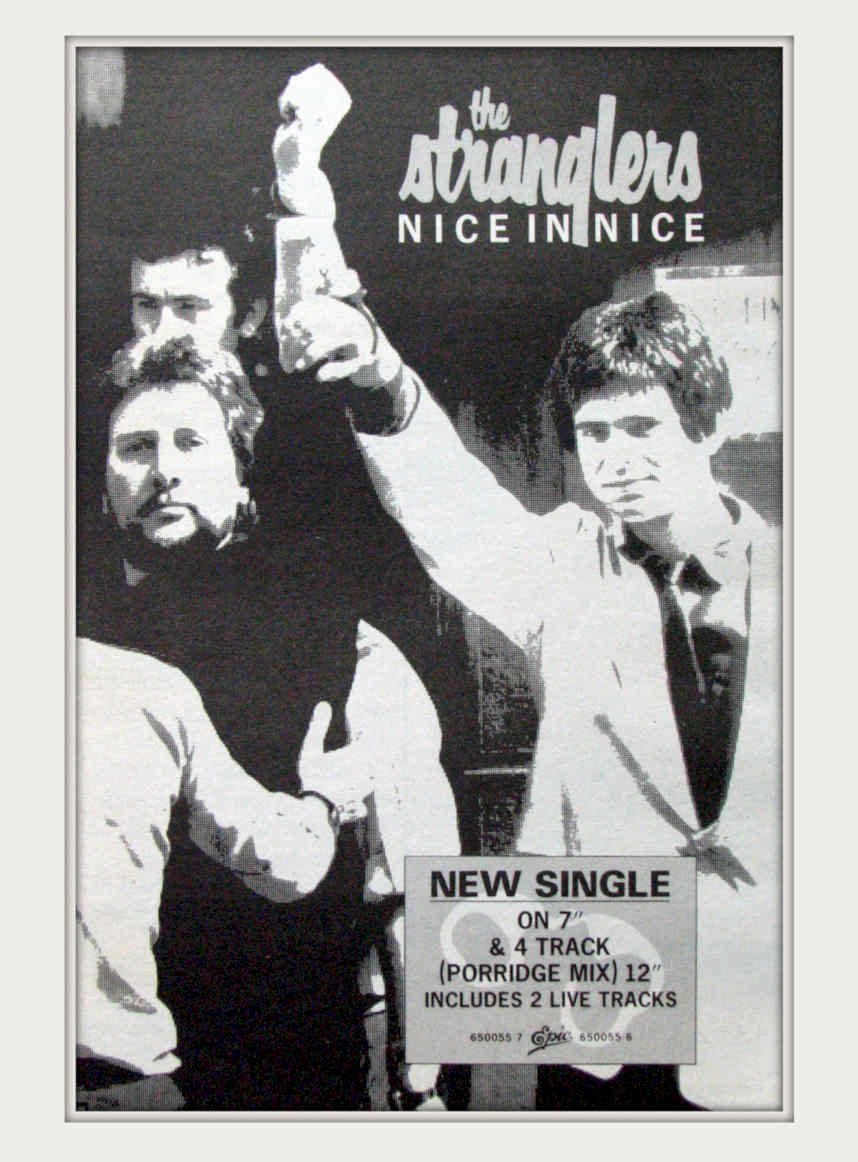 Stranglers Nice Vintage Retro Advert Poster A4 Photo Print
