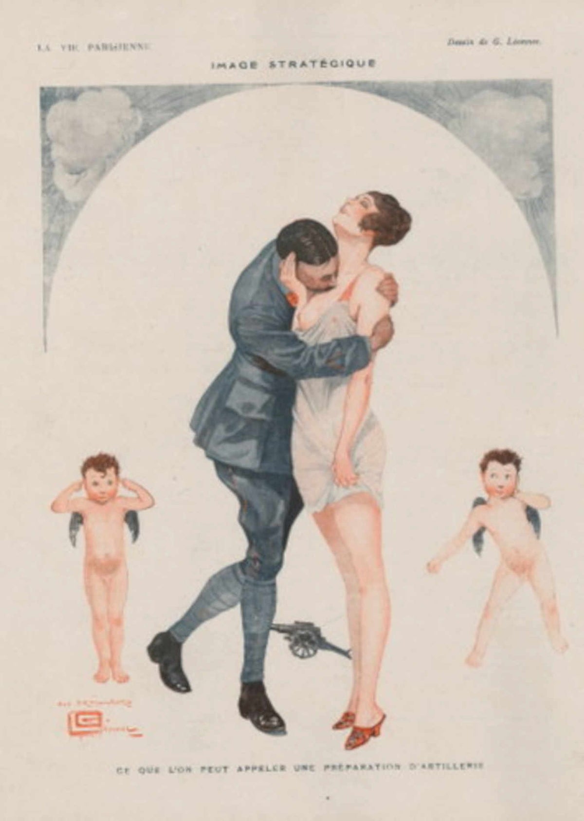Strategic Artillery La Vie Parisienne Vintage Retro Advert