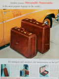 Streamlite Samsonite Luggage 1950s Vintage Retro Advert Poster