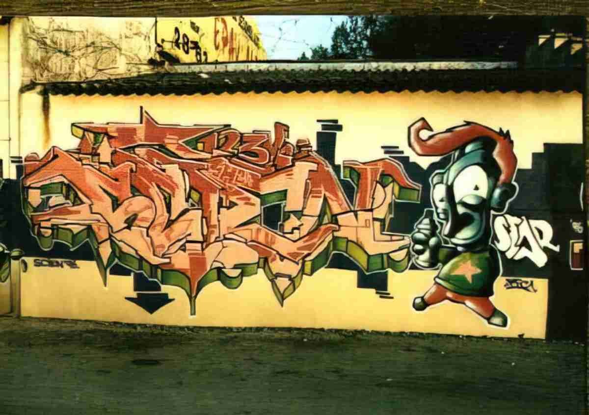 Street Art 0069 0039 GRAFFITI A4 Photo Print