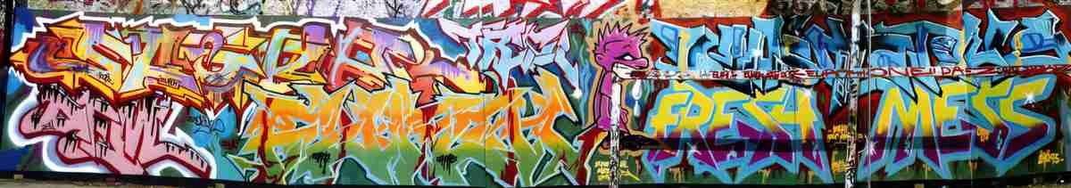 Street Art 0136 0108 GRAFFITI A4 Photo Print
