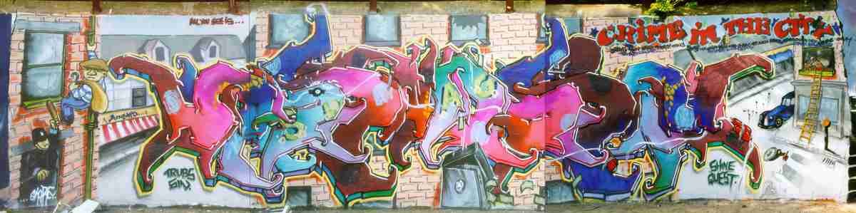 Street Art 0142 0115 GRAFFITI A4 Photo Print