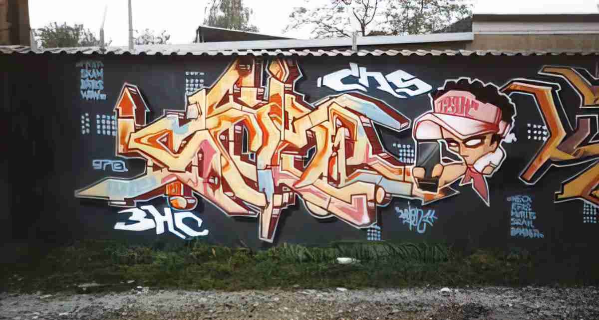 Street Art 0143 0116 GRAFFITI A4 Photo Print