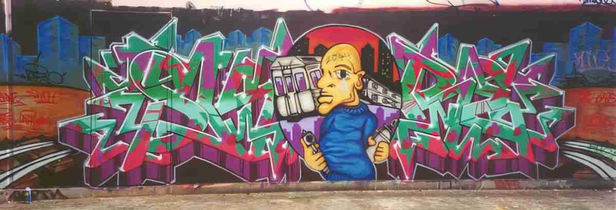 Street Art 0149 0122 GRAFFITI A4 Photo Print