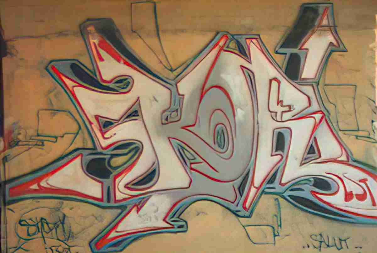 Street Art 0150 0123 GRAFFITI A4 Photo Print
