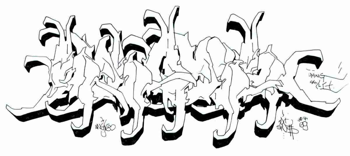 Street Art 0180 0153 GRAFFITI A4 Photo Print