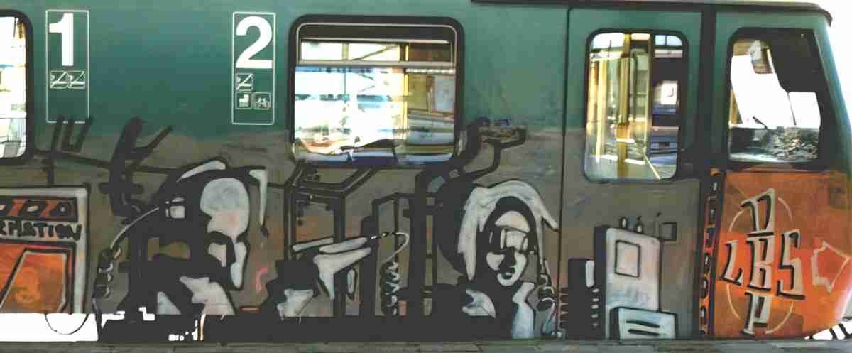 Street Art 0248 0221 GRAFFITI A4 Photo Print