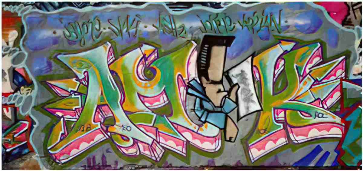 Street Art 0276 0249 GRAFFITI A4 Photo Print