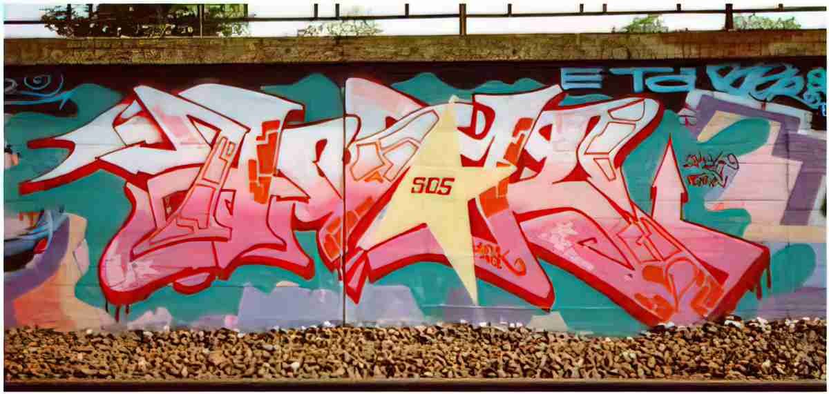 Street Art 0286 0259 GRAFFITI A4 Photo Print