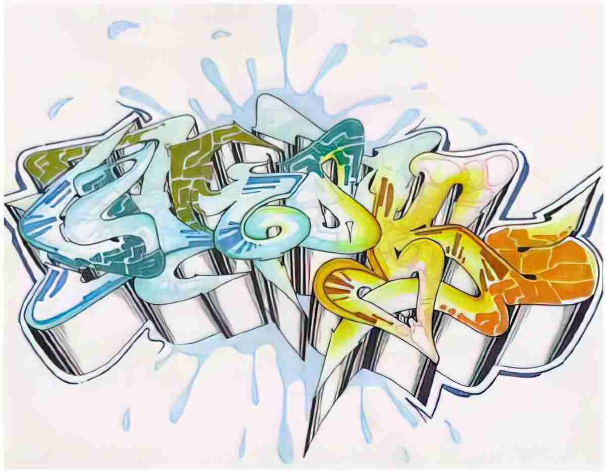 Street Art 0304 0277 GRAFFITI A4 Photo Print