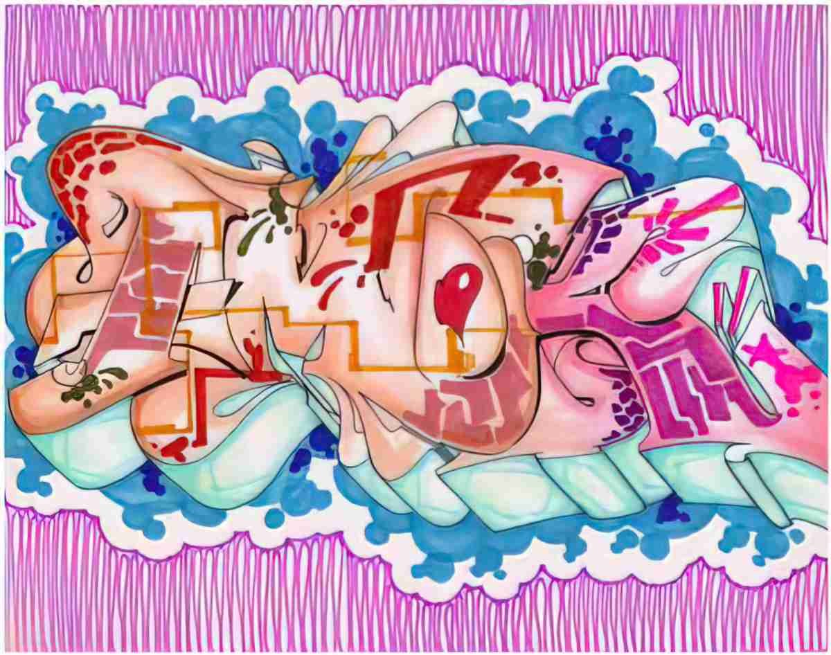 Street Art 0311 0284 GRAFFITI A4 Photo Print