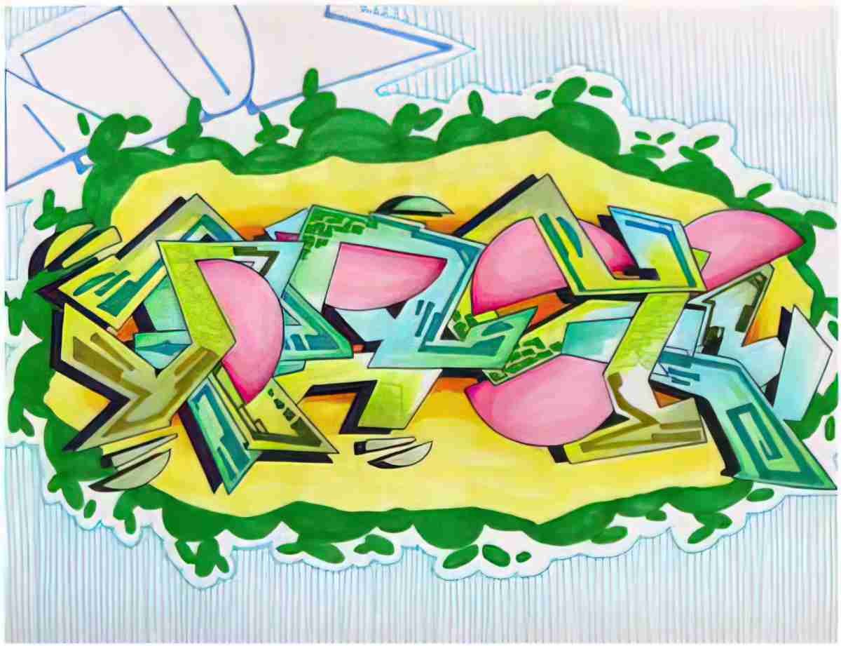 Street Art 0316 0289 GRAFFITI A4 Photo Print