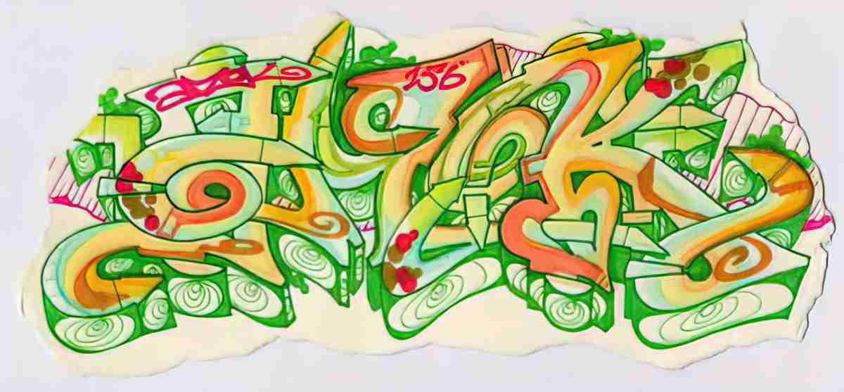 Street Art 0317 0290 GRAFFITI A4 Photo Print