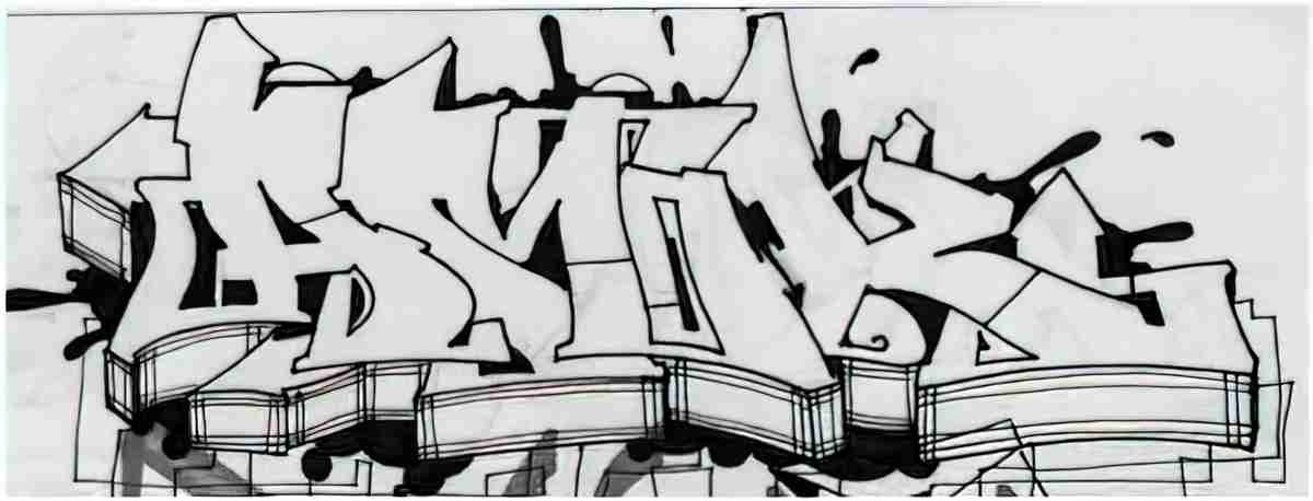 Street Art 0321 0294 GRAFFITI A4 Photo Print