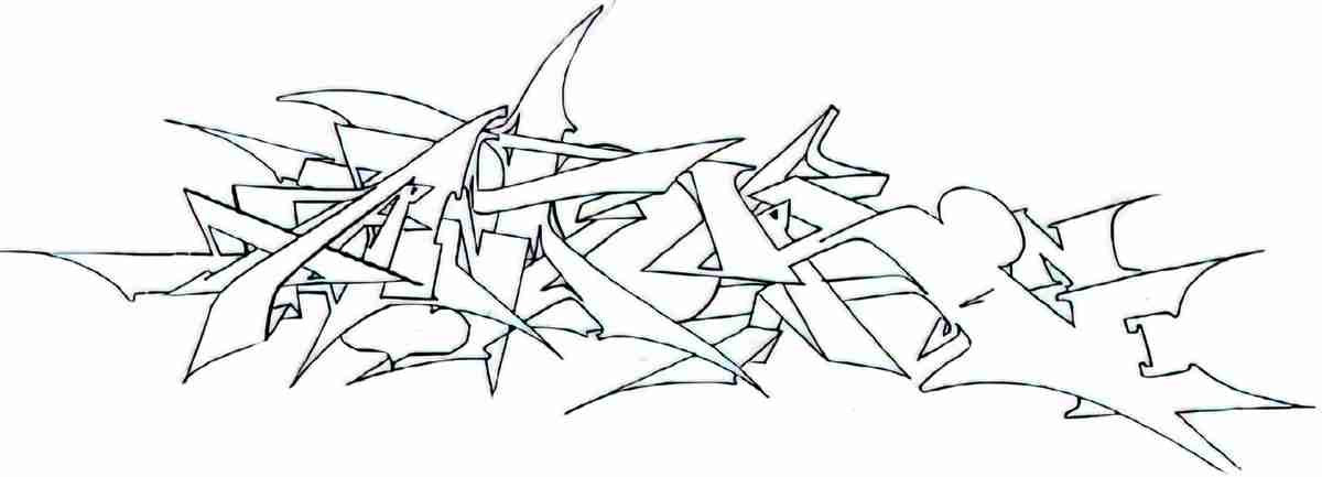 Street Art 0347 0320 GRAFFITI A4 Photo Print