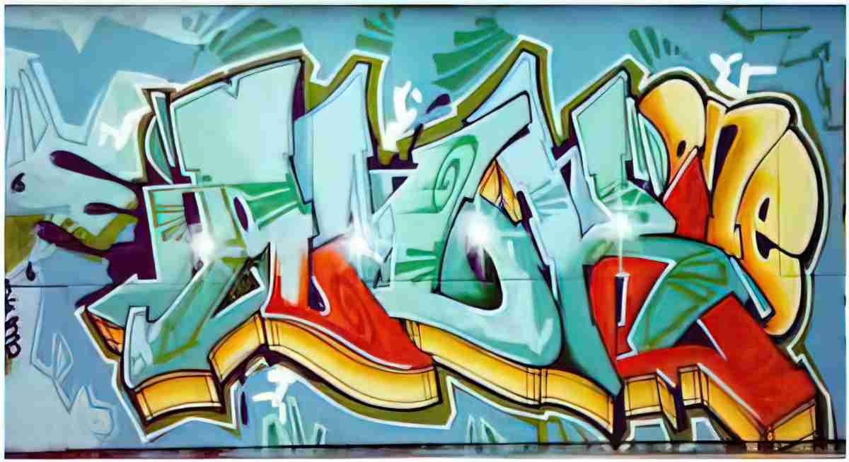 Street Art 0352 0325 GRAFFITI A4 Photo Print