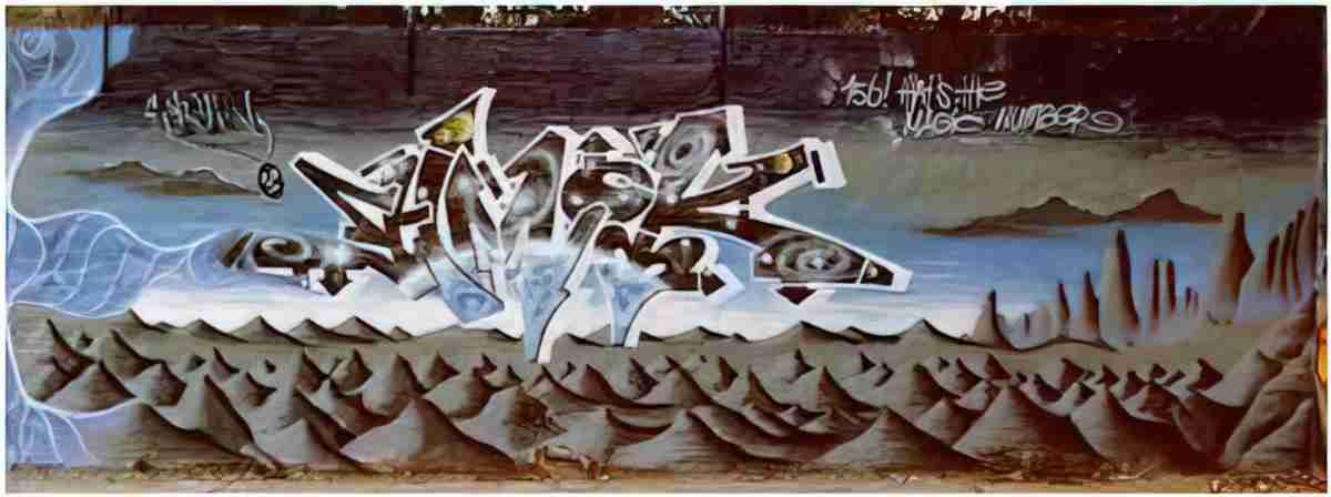 Street Art 0357 0330 GRAFFITI A4 Photo Print