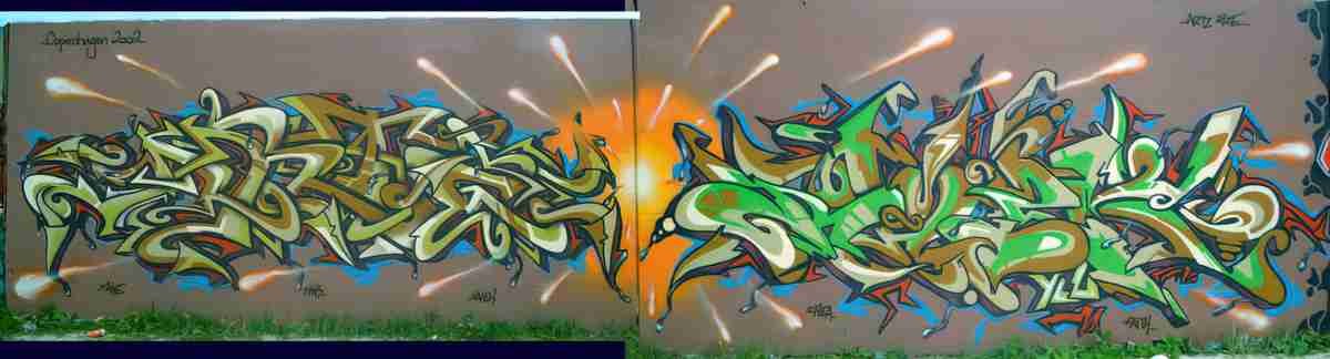 Street Art 0365 0339 GRAFFITI A4 Photo Print