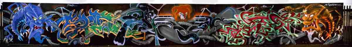 Street Art 0366 0340 GRAFFITI A4 Photo Print
