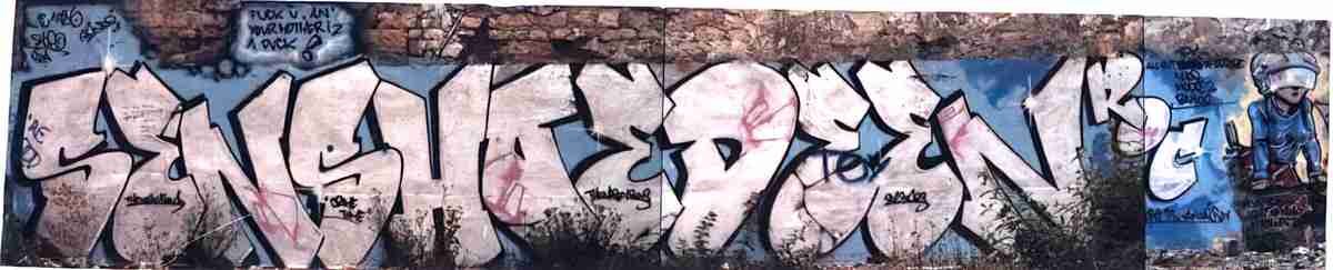 Street Art 0398 0373 GRAFFITI A4 Photo Print