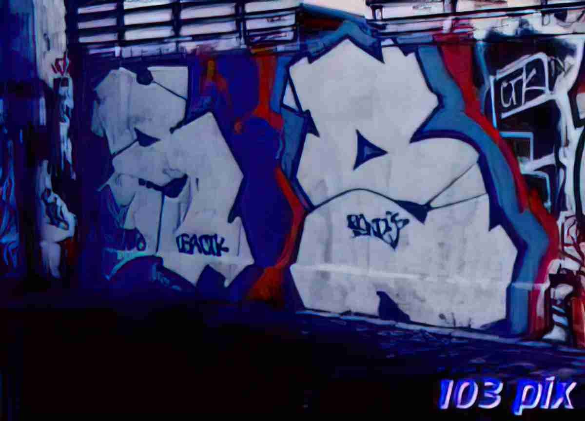 Street Art 0454 0429 GRAFFITI A4 Photo Print