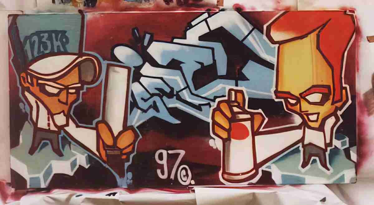Street Art 0457 0432 GRAFFITI A4 Photo Print