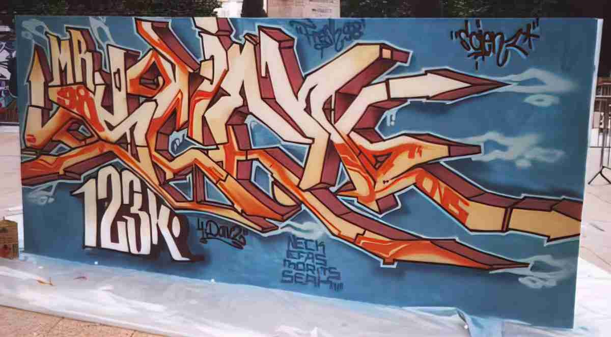 Street Art 0458 0433 GRAFFITI A4 Photo Print