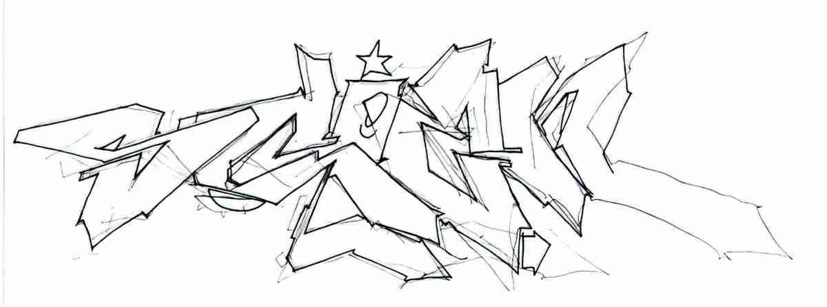 Street Art 0461 0436 GRAFFITI A4 Photo Print