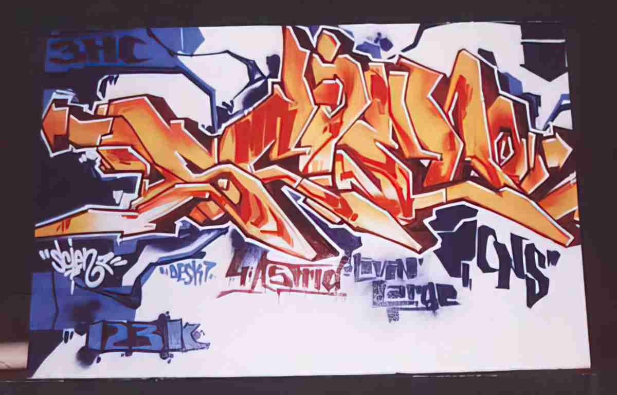 Street Art 0463 0438 GRAFFITI A4 Photo Print